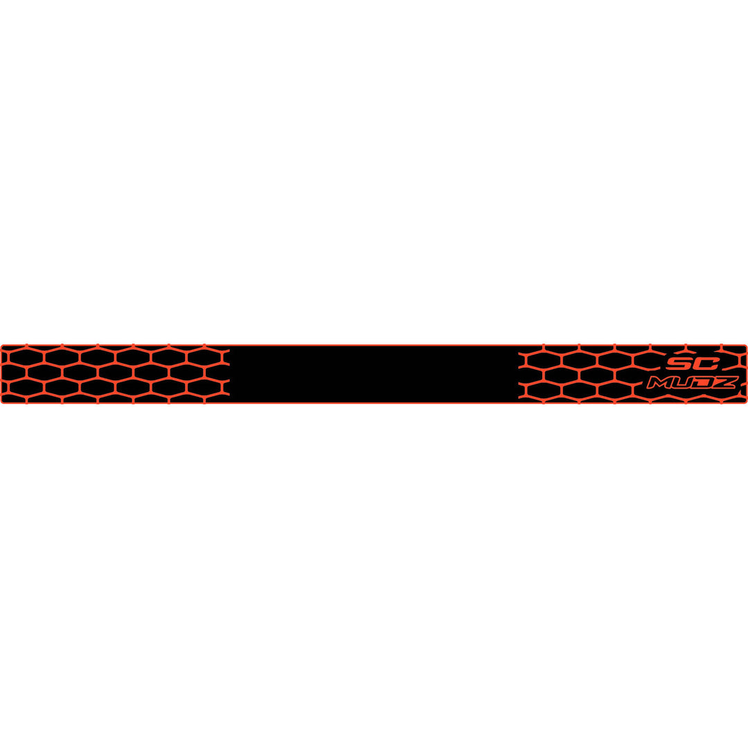 COLOR::Black over Sunset Orange