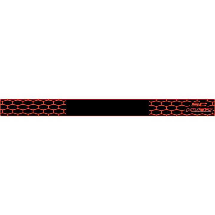 COLOR::Black over Sunset Orange