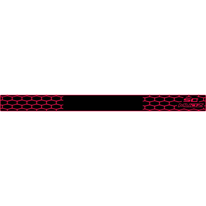 COLOR::Black over Ruby Red