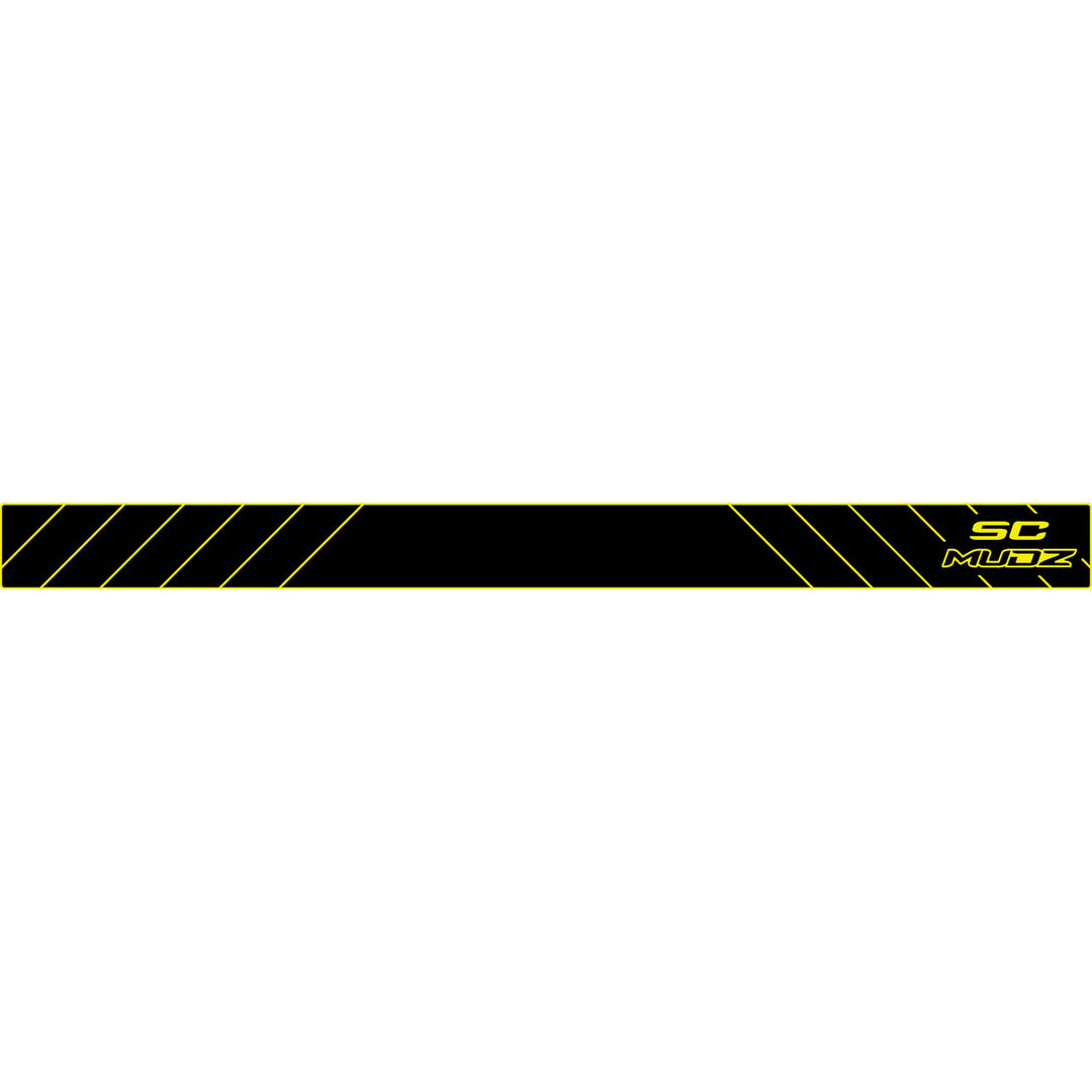 COLOR::Black over Sunburst Yellow
