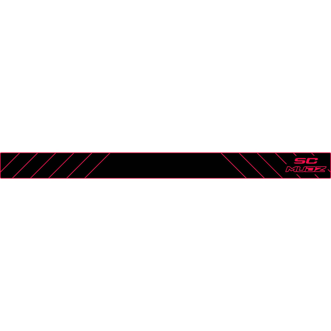 COLOR::Black over Ruby Red