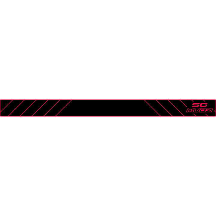 COLOR::Black over Ruby Red