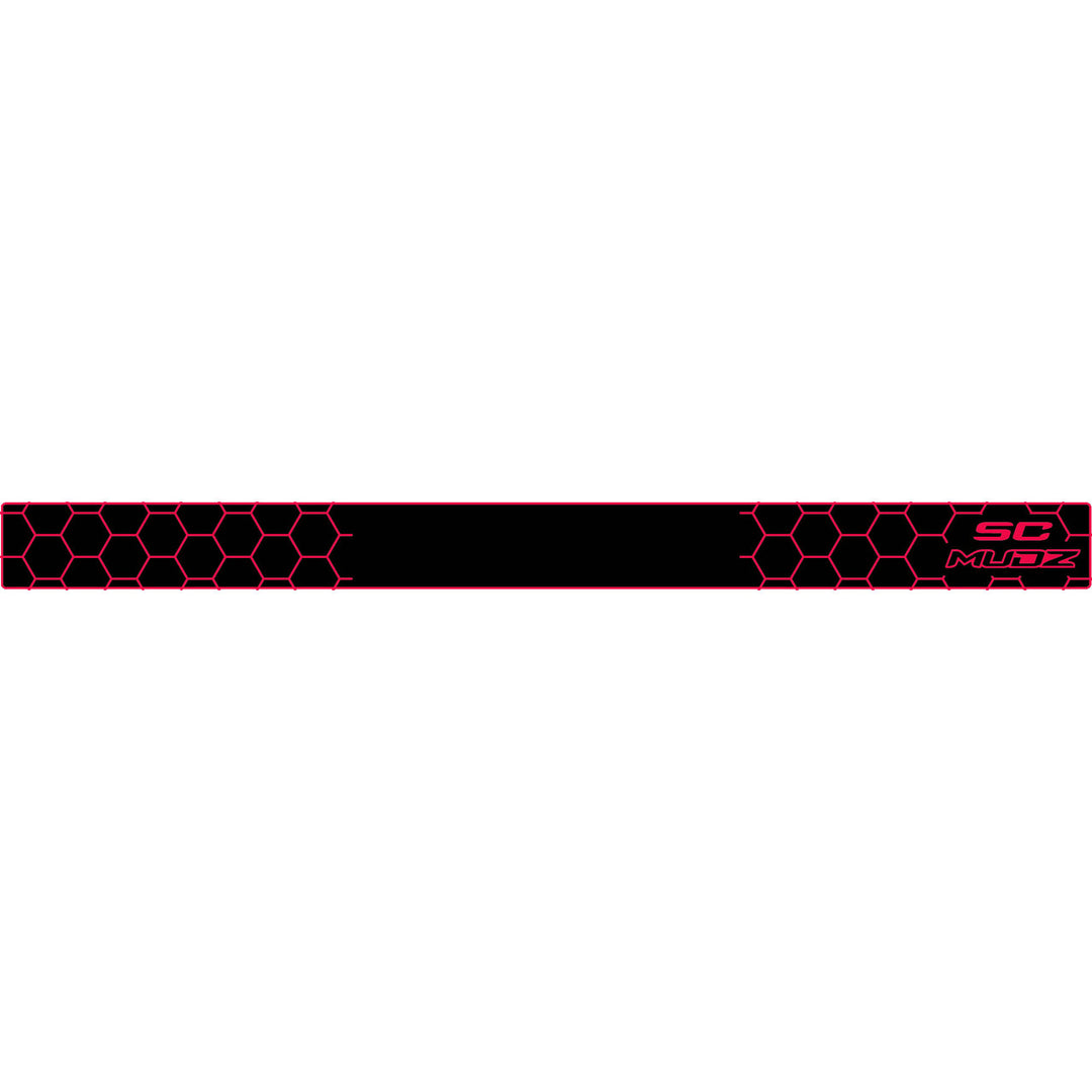 COLOR::Black over Ruby Red