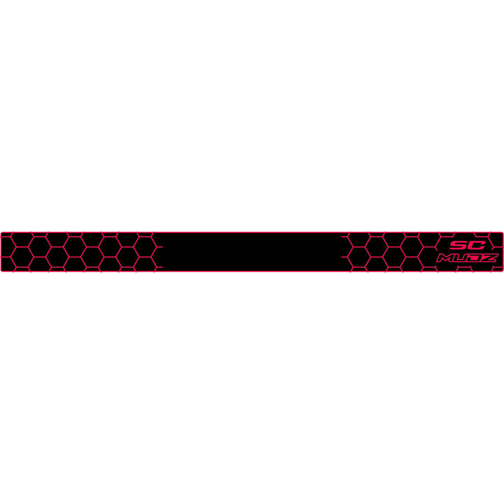 COLOR::Black over Ruby Red