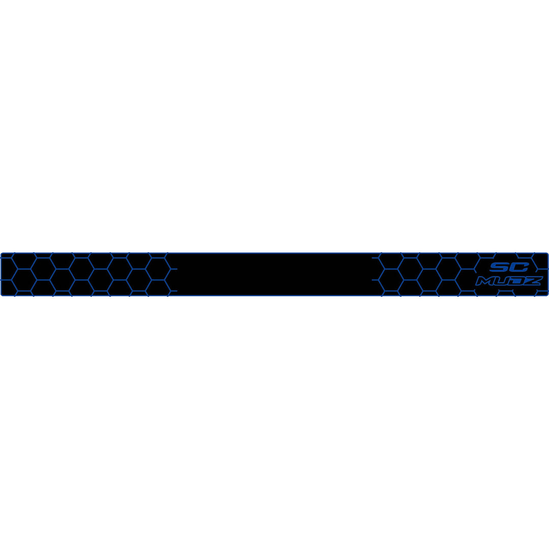 COLOR::Black over Bimini Blue