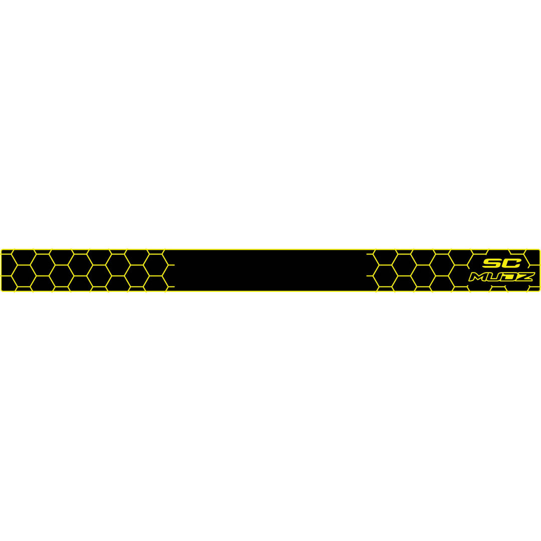 COLOR::Black over Sunburst Yellow