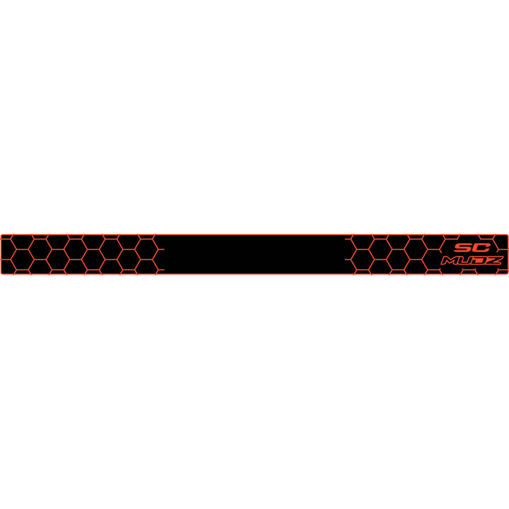 COLOR::Black over Sunset Orange