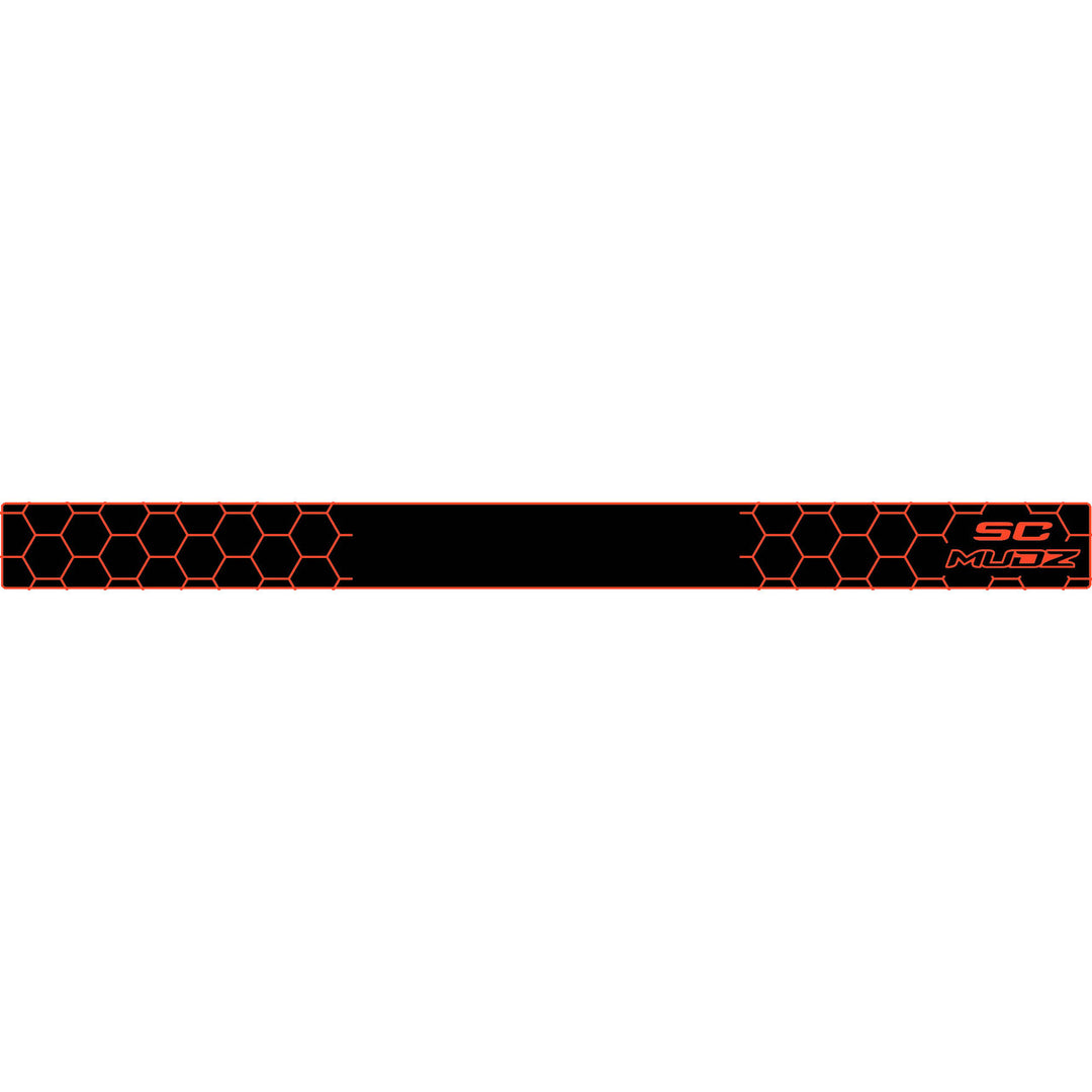 COLOR::Black over Sunset Orange