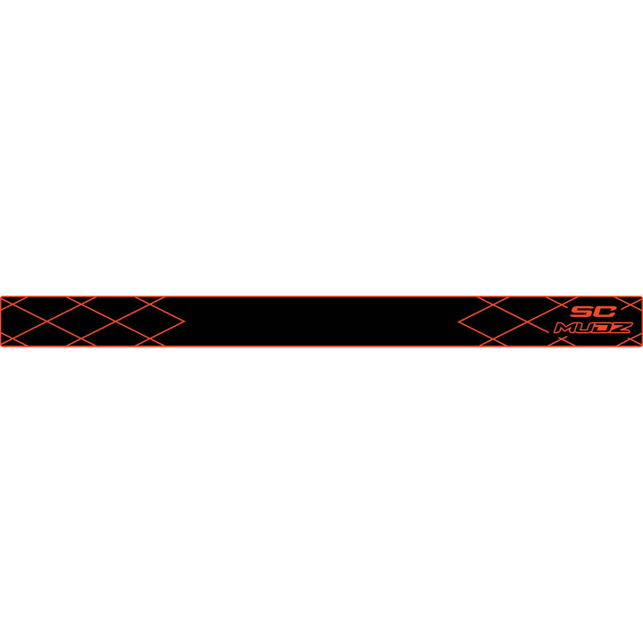 COLOR::Black over Sunset Orange