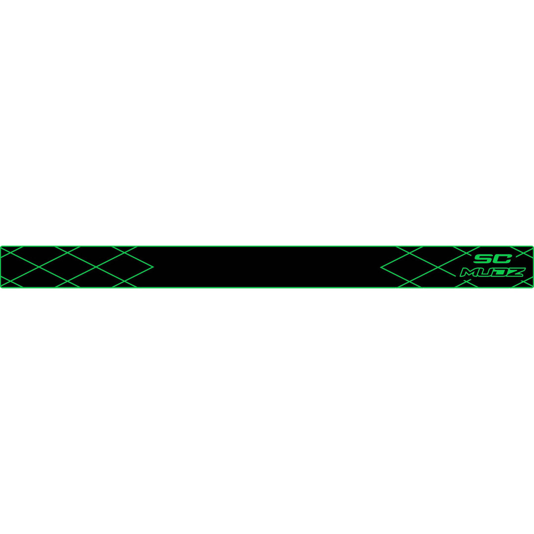 COLOR::Black over Island Green