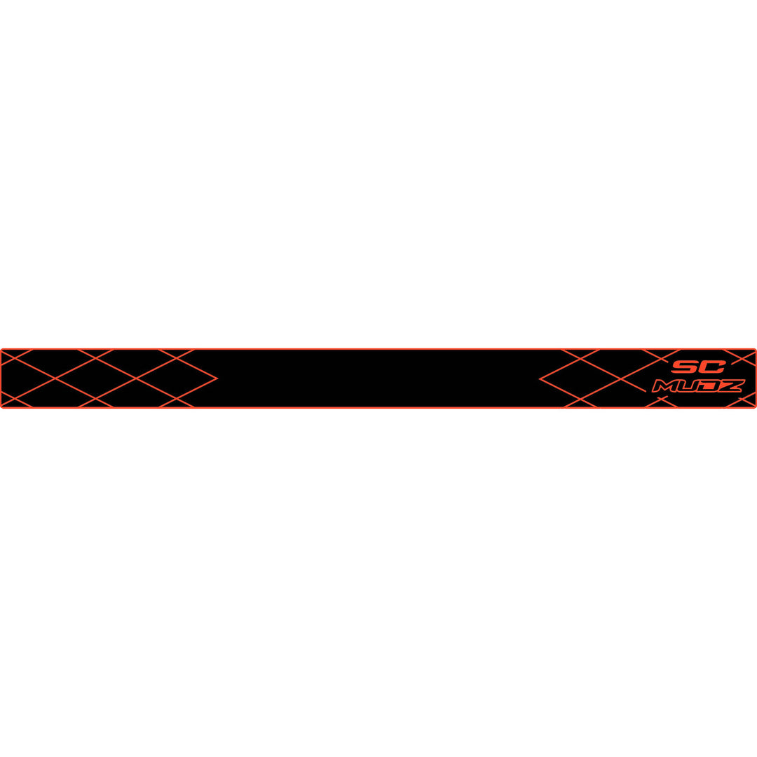 COLOR::Black over Sunset Orange