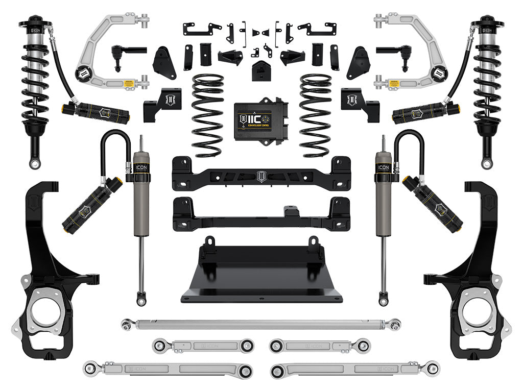 ICON Vehicle Dynamics 2022-2026 Toyota Tundra, 6" Lift, Stage 9 Suspension System, Billet