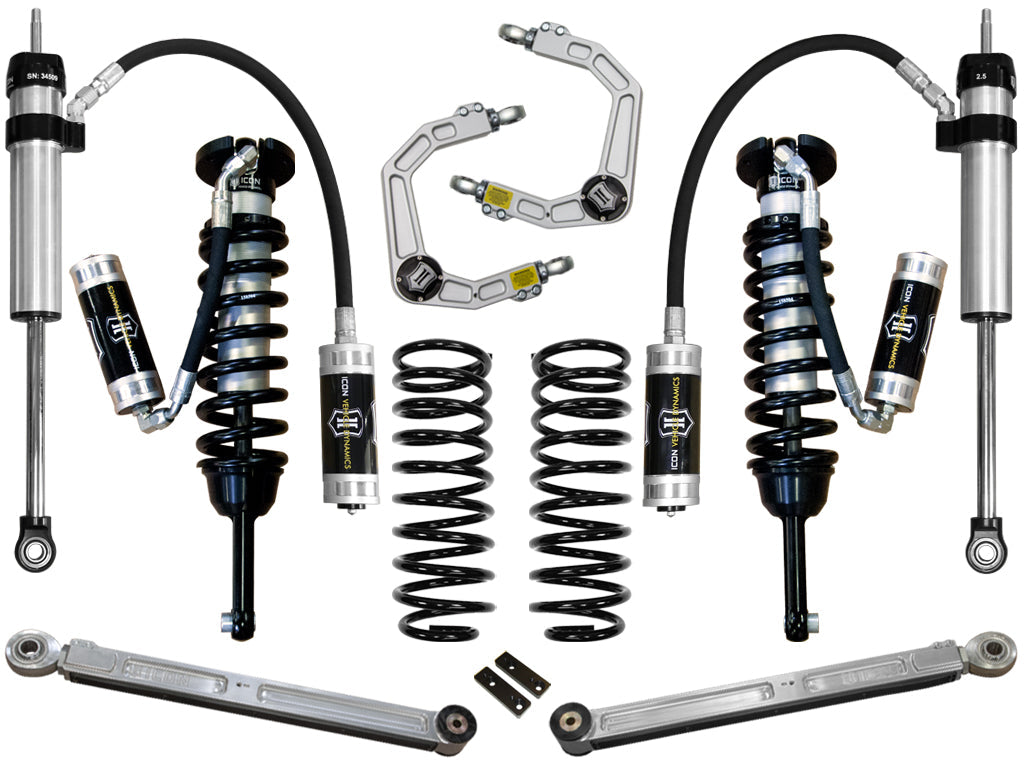 ICON Vehicle Dynamics 2010-2024 Toyota 4Runner, 0-3.5" Lift Stage 5 Suspension System, Billet UCA