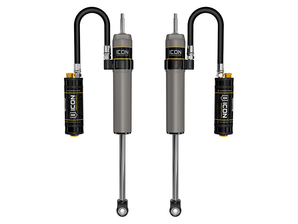 ICON Vehicle Dynamics 1996-2002 Toyota 4Runner, 0-2" Lift, Rear, V.S. 2.5 Aluminum Series Shock Absorbers, Remote Reservoir w/ CDCV, Pair