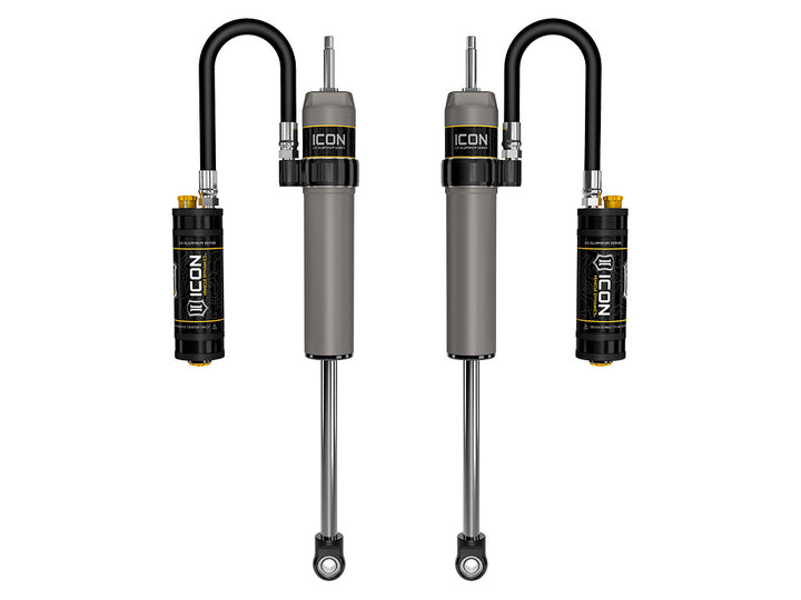 ICON Vehicle Dynamics 1996-2002 Toyota 4Runner, 0-2" Lift, Rear, V.S. 2.5 Aluminum Series Shock Absorbers, Remote Reservoir w/ CDCV, Pair