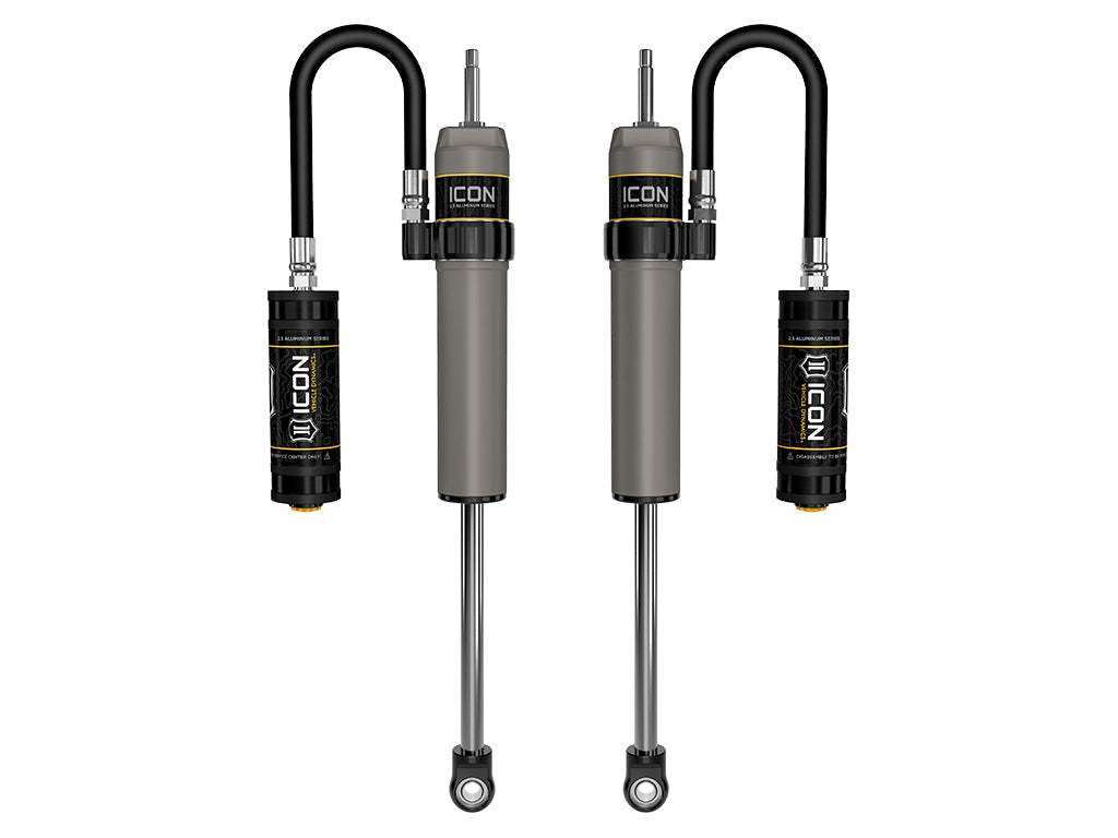 ICON Vehicle Dynamics 1996-2002 Toyota 4Runner, 0-2" Lift, Rear, V.S. 2.5 Aluminum Series Shock Absorbers, Remote Reservoir, Pair