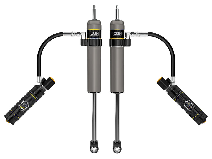 ICON Vehicle Dynamics 2024-2026 Toyota Tacoma, 0-1” Lift, Rear, V.S. 2.5 Aluminum Series Shock Absorbers, Remote Reservoir w/ CDEV, Pair