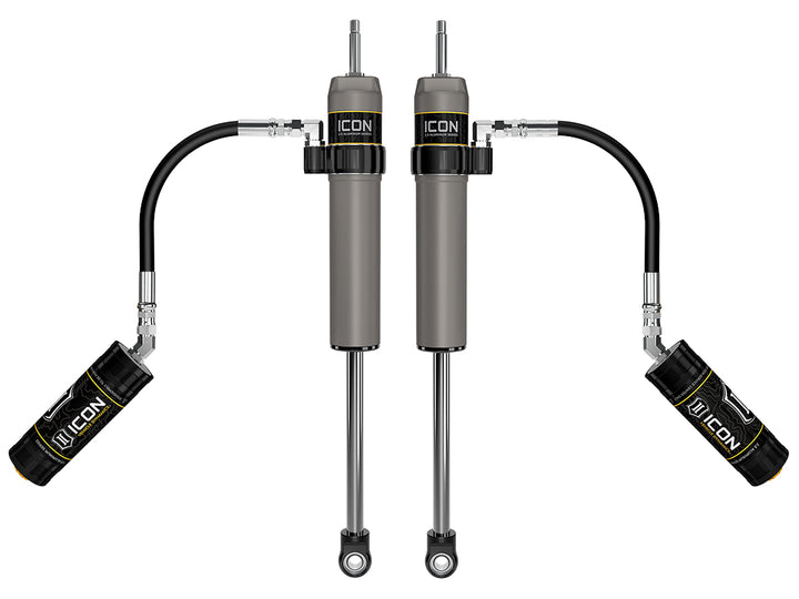 ICON Vehicle Dynamics 2024-2026 Toyota Tacoma, 0-1” Lift, Rear, V.S. 2.5 Aluminum Series Shock Absorbers, Remote Reservoir, Pair
