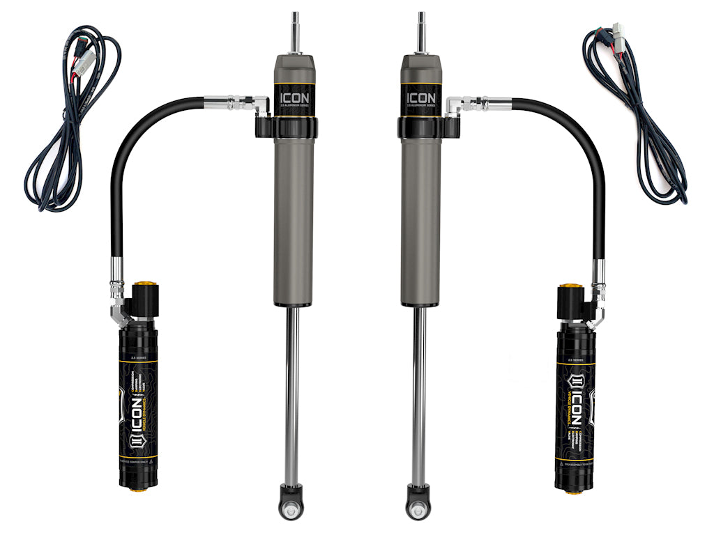 ICON Vehicle Dynamics 2010-2024 Toyota 4Runner, 1-3” Lift, Rear V.S. 2.5 Aluminum Series Shocks, Remote Reservoir w/ CDEV, Pair