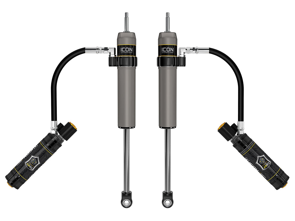 ICON Vehicle Dynamics 2025-2026 Toyota 4Runner, 0-3” Lift, Rear, V.S. 2.5 Aluminum Series Shock Absorbers, Remote Reservoir w/ CDEV, Pair