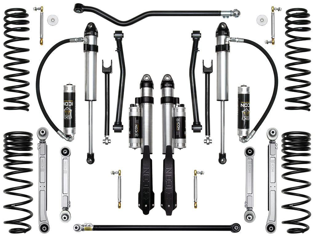 ICON Vehicle Dynamics 2020-Up Jeep Gladiator, 2.5" Lift, Stage 8 Suspension System, Billet UCA