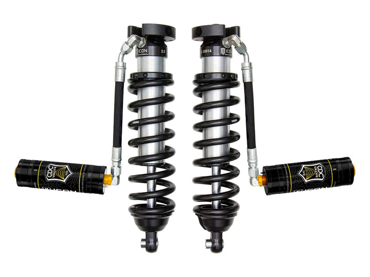 ICON 1996-2004 Toyota Tacoma, 0-3" Lift, Front,V.S. 2.5 Series Coilover Kit, Extended Travel, Remote Reservoir w/ CDCV, 700 lbs/in Spring Rate