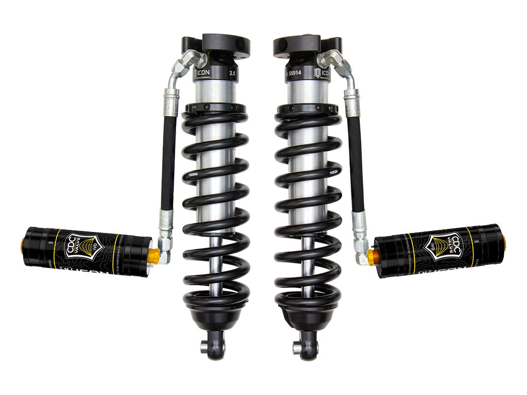 ICON Vehicle Dynamics 1996-2004 Toyota Tacoma, 0-3" Lift, Front, V.S. 2.5 Series Coilover Kit, Extended Travel, Remote Reservoir w/ CDCV