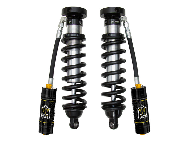 ICON Vehicle Dynamics 1996-2002 Toyota 4Runner, 0-3" Lift, Front, V.S. 2.5 Series Coilover Kit, Extended Travel, Remote Reservoir w/ CDCV
