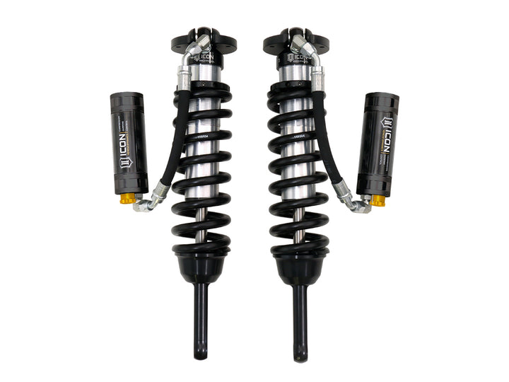 ICON 2005-2023 Toyota Tacoma, 0-3.5"/0-2.75" Lift, Front, V.S. 2.5 Series Coilover Kit, Extended Travel, Remote Reservoir w/ CDCV, Pair