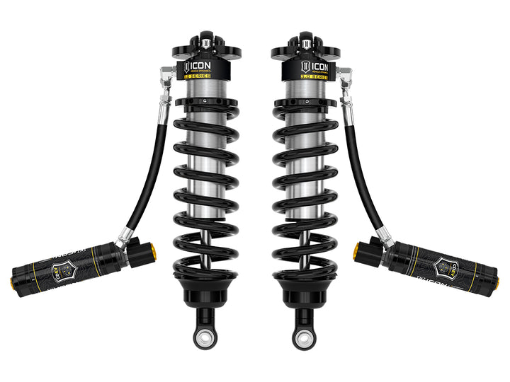 ICON Vehicle Dynamics 2022-2026 Toyota Tundra 1.25-3.25" Lift, V.S. 3.0 Series Front Coilover Kit, Remote Reservoir w/ CDEV, Pair