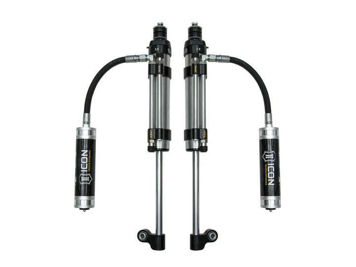 ICON Vehicle Dynamics 2005-2023 Toyota Tacoma, Rear, V.S. 2.5 Aluminum Series RXT Shock Absorbers, Omega Bypass Remote Reservoir, Pair