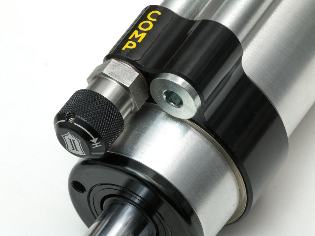 ICON Vehicle Dynamics 2005-2023 Toyota Tacoma, Rear, V.S. 2.5 Aluminum Series RXT Shock Absorbers, Omega Bypass Remote Reservoir, Pair