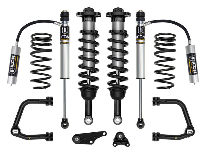 ICON Vehicle Dynamics 2024-2026 Toyota Tacoma 1.25-3" Lift, Stage 3 Suspension System, Tubular, Overland Rear Springs