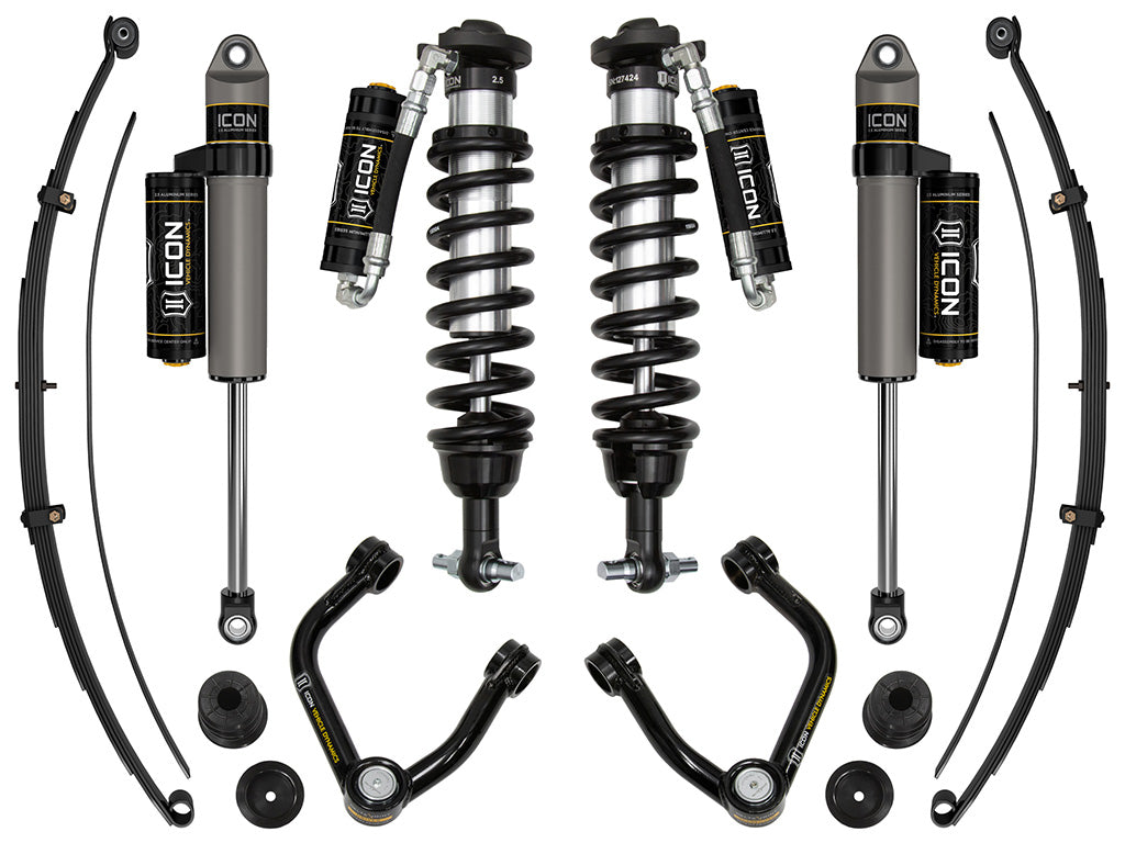ICON Vehicle Dynamics 19-21 Ford Ranger, 0-3.5" Lift, Stage 7 Susp System, Tubular UCA Al Knuckle