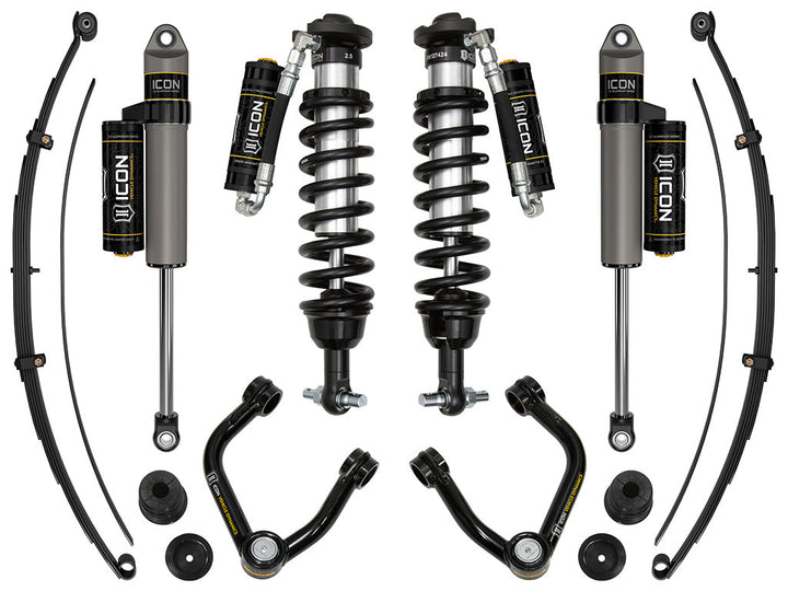 ICON Vehicle Dynamics 19-21 Ford Ranger, 0-3.5" Lift, Stage 7 Susp System, Tubular UCA Al Knuckle
