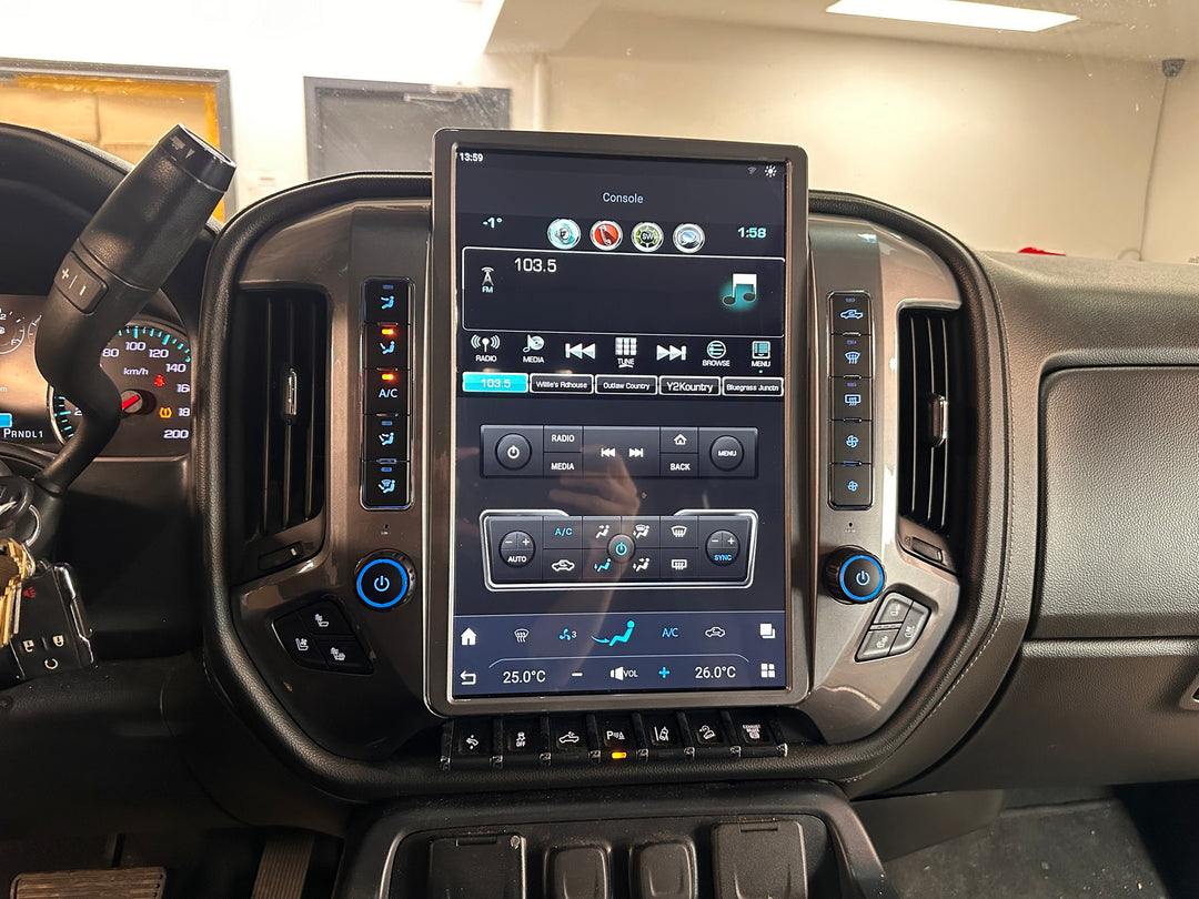 Chevrolet Silverado 3500 Tesla Style Screen 2014-2018