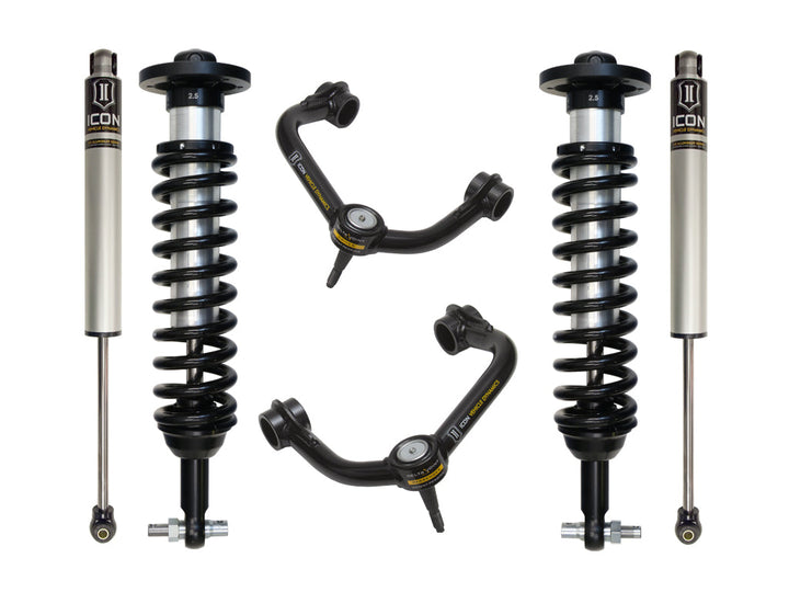 ICON Vehicle Dynamics 2014 Ford F150 4WD, 0-2.63" Lift, Stage 2 Suspension System, Tubular UCA