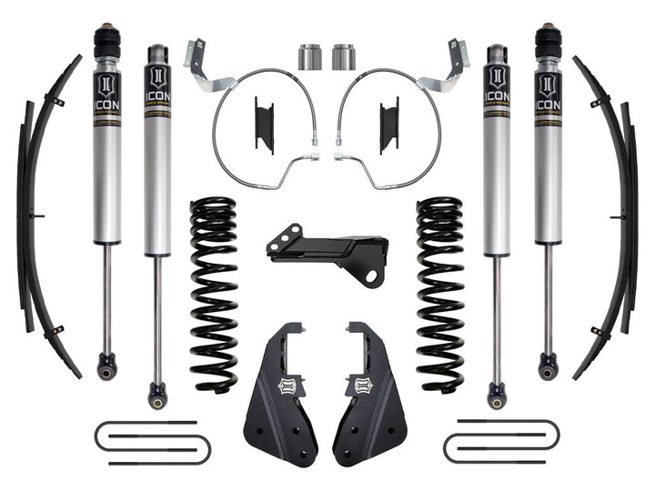 ICON Vehicle Dynamics 2023-2026 Ford F-250/F-350 Super Duty 4WD, Diesel, 4.5" Lift, Stage 1 Suspension System w/ Expansion Packs
