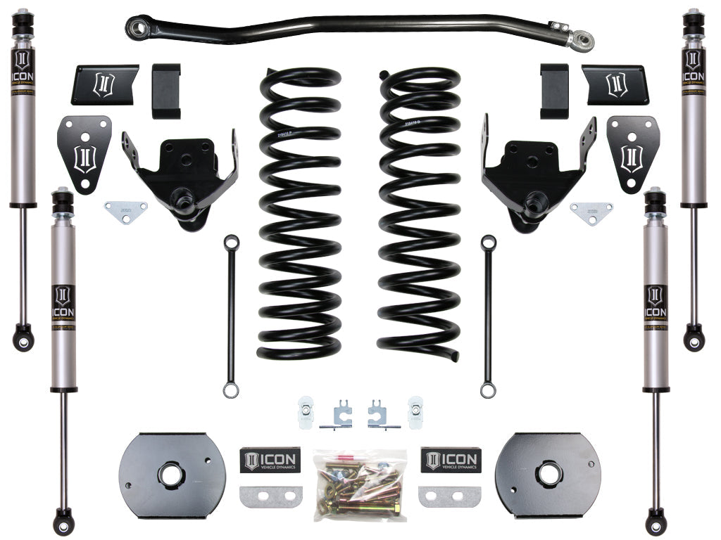 ICON Vehicle Dynamics 2014-2026 Ram 2500 4WD, Diesel, Coil Spring Rear, 4.5" Lift, Stage 1 Suspension System