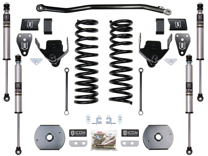 ICON Vehicle Dynamics 2014-2026 Ram 2500 4WD, Diesel, Coil Spring Rear, 4.5" Lift, Stage 1 Suspension System
