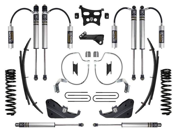 ICON Vehicle Dynamics 2023-2026 Ford F-250/F-350 Super Duty 4WD, Diesel, 4.5" Lift, Stage 2 Suspension System w/ Expansion Packs