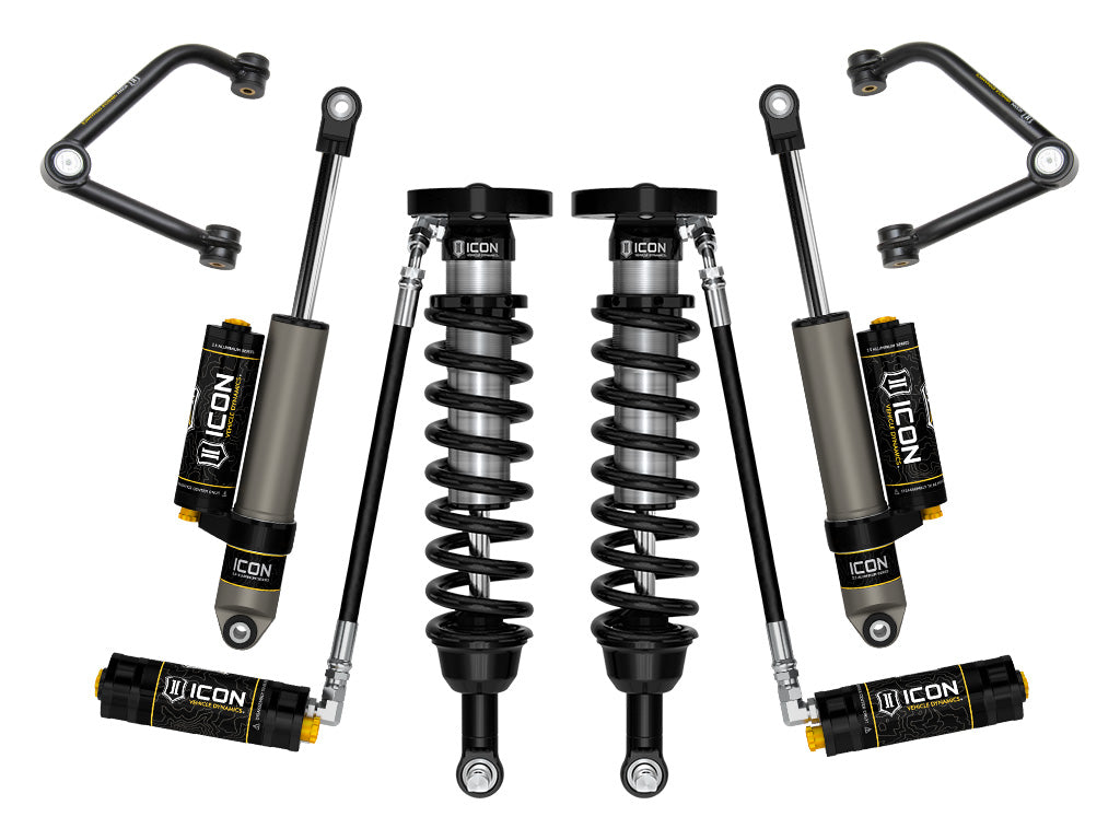 ICON Vehicle Dynamics 2019-2026 Chevrolet Silverado 1500/GMC Sierra 1500, 1.5-3.5" Lift, Stage 4 Suspension System, Tubular