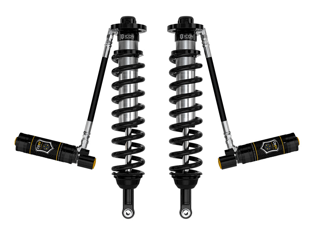 ICON Vehicle Dynamics 2005-2023 Toyota Tacoma, Front, V.S. 2.5 Series Coilover Kit, Long Travel, Remote Reservoir w/ CDEV, Pair