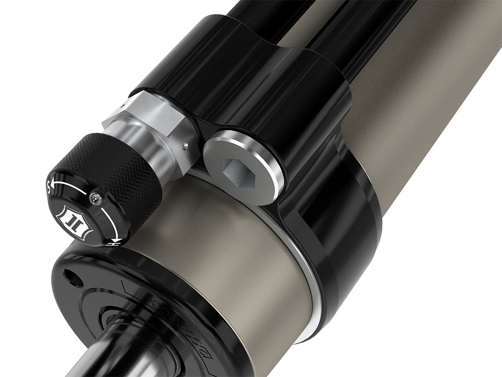 ICON Vehicle Dynamics 2005-2023 Toyota Tacoma, 0-1.5” Lift, Rear, V.S. 2.5 Aluminum Series Shock Absorbers, Omega Bypass Remote Reservoir, Pair