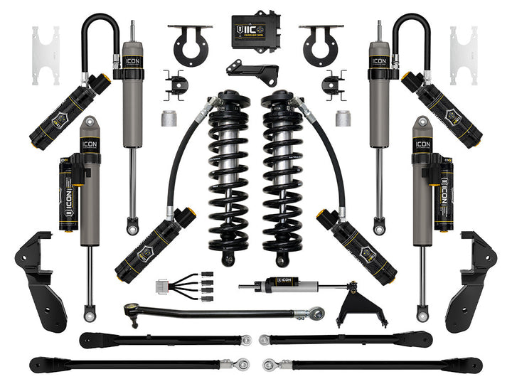 ICON Vehicle Dynamics 2023-2026 Ford F-250/F-350 Super Duty 4WD, 2.5-3" Lift, Stage 7 Coilover Conversion System with 4-Link