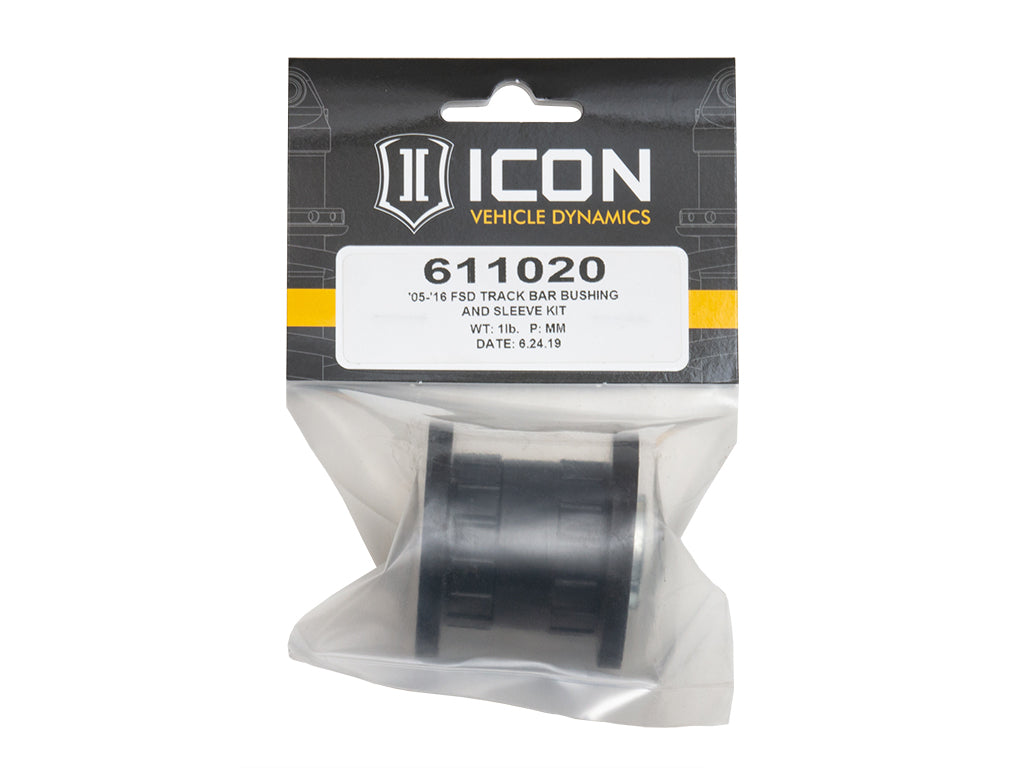 ICON Vehicle Dynamics 2005-2016 Ford F-250 &amp; F-350 Super Duty, Track Bar Bushing &amp; Sleeve Service Kit