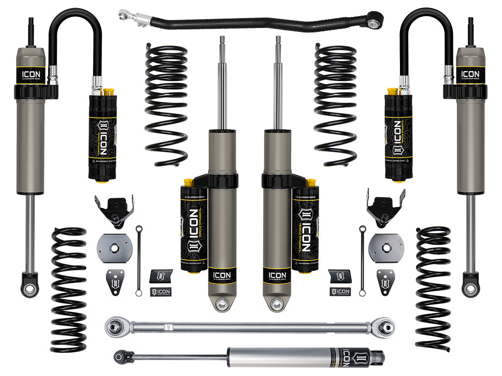 ICON Vehicle Dynamics 2014-2026 Ram 2500 4WD, Diesel, Coil Spring Rear, 4.5" Lift, Stage 4 Suspension System, w/ Performance Rear Coil Springs