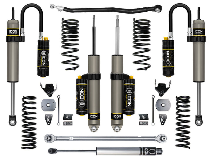 ICON Vehicle Dynamics 2014-2026 Ram 2500 4WD, Diesel, Coil Spring Rear, 4.5" Lift, Stage 4 Suspension System, w/ Performance Rear Coil Springs