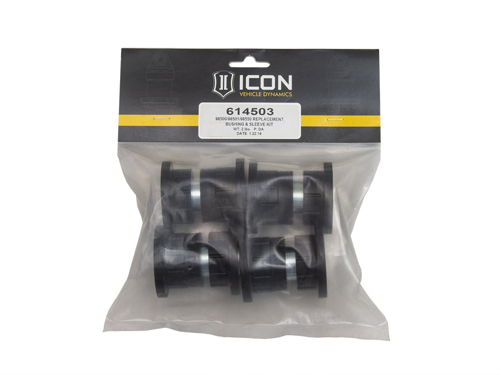 ICON Vehicle Dynamics (98500/98501/98550) UCA Replacement Bushing & Sleeve Kit