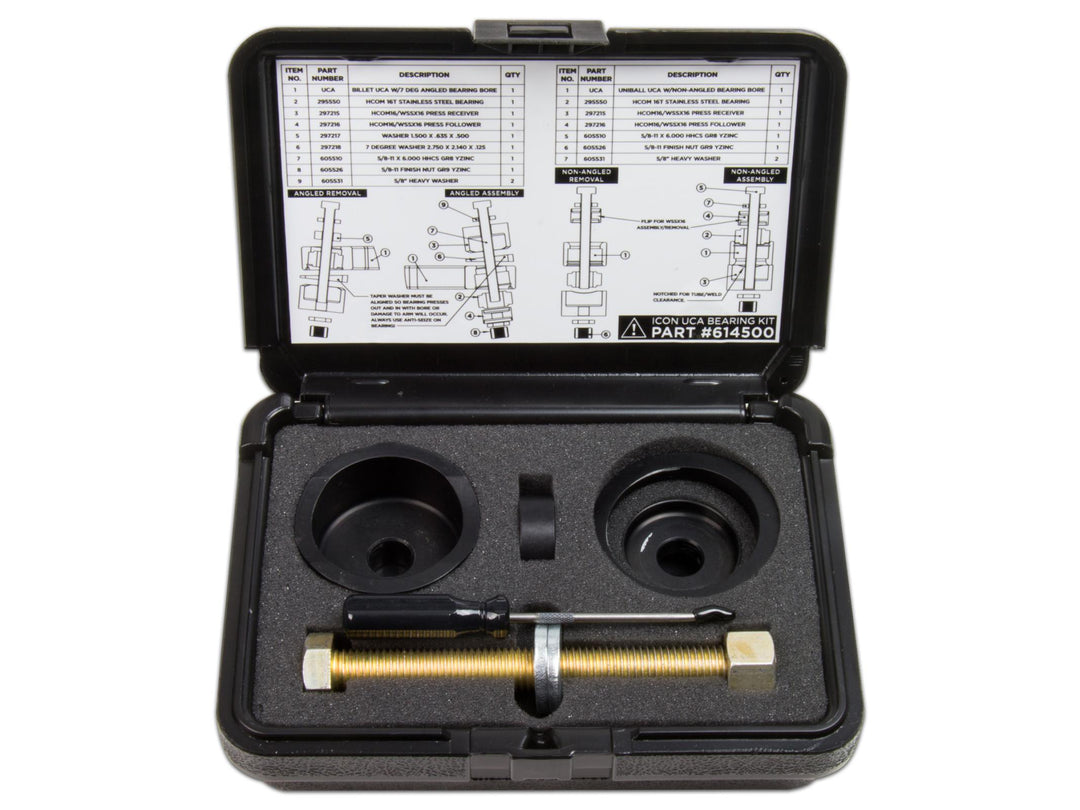 ICON Vehicle Dynamics On-Vehicle Uniball Replacement Tool Kit